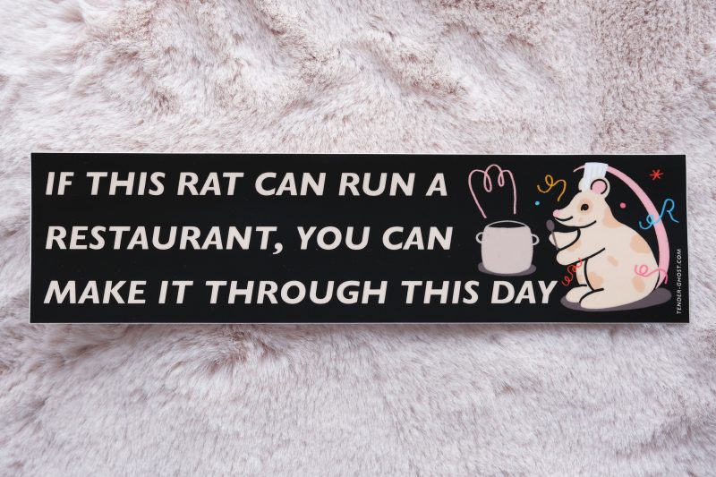 1RatChefBumperSticker