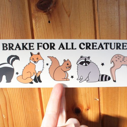 1bumperstickercreaturesbrake