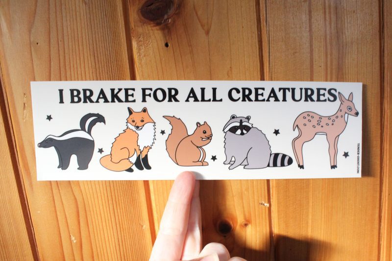 1bumperstickercreaturesbrake